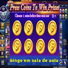 bingo em sala de aula