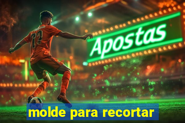 molde para recortar