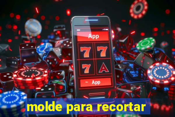 molde para recortar