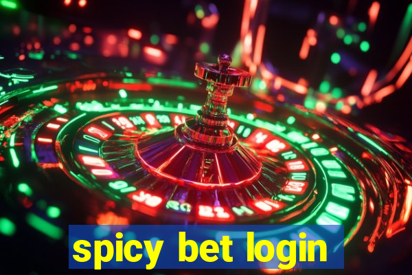 spicy bet login