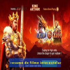 resumo do filme interestelar