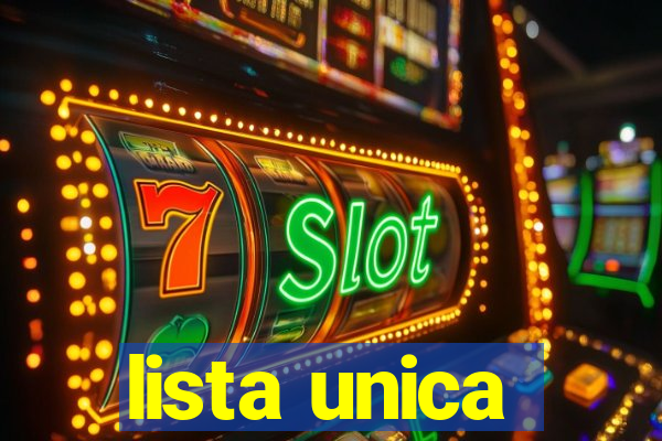 lista unica