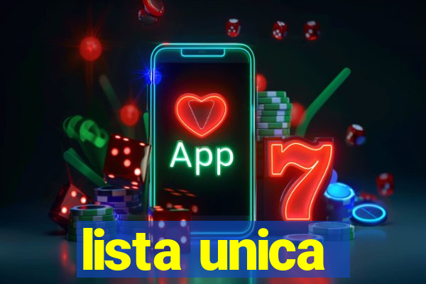 lista unica