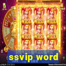 ssvip word