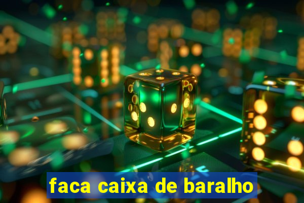 faca caixa de baralho