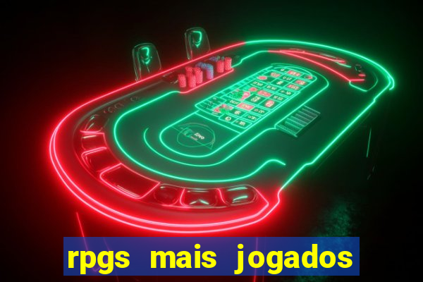 rpgs mais jogados do mundo