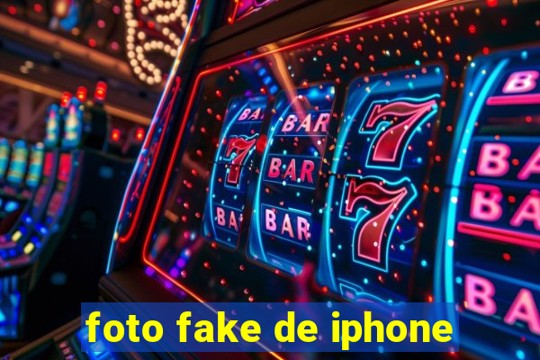 foto fake de iphone