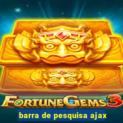 barra de pesquisa ajax