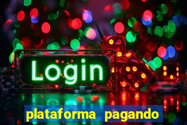 plataforma pagando no cadastro