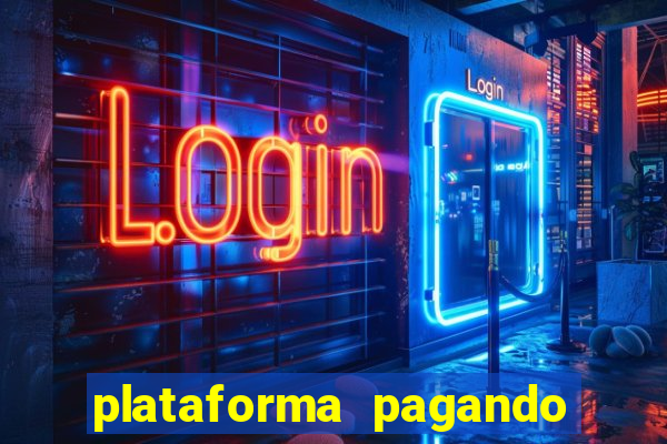 plataforma pagando no cadastro