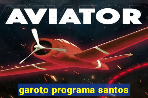 garoto programa santos