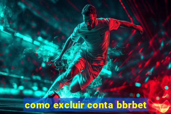 como excluir conta bbrbet