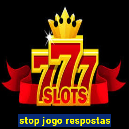 stop jogo respostas