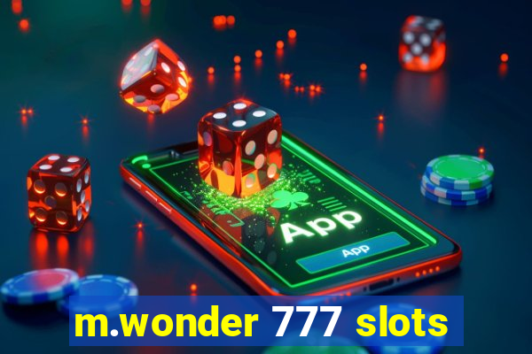 m.wonder 777 slots