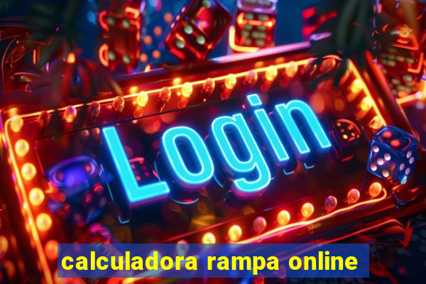 calculadora rampa online