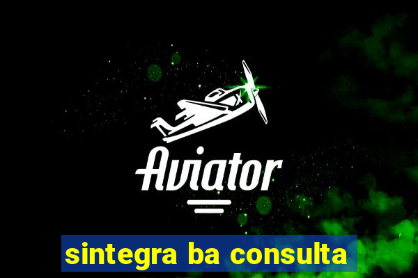 sintegra ba consulta