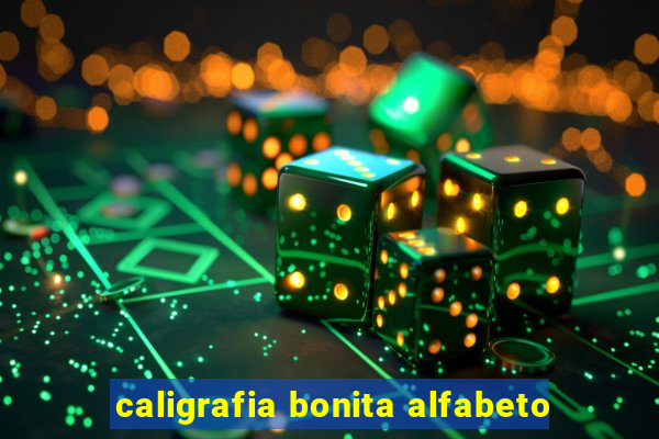 caligrafia bonita alfabeto