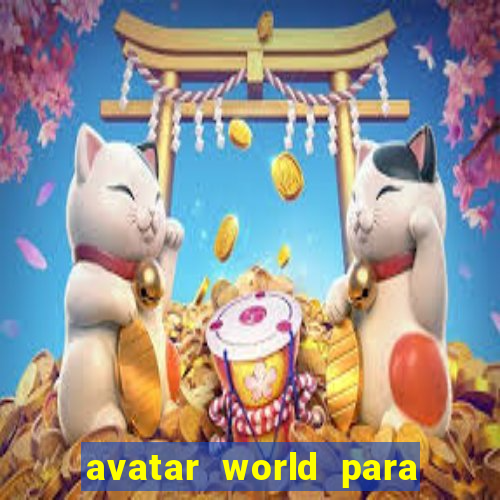 avatar world para imprimir e colorir