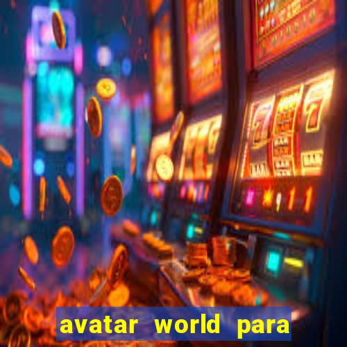 avatar world para imprimir e colorir