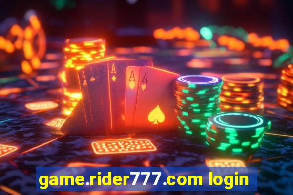 game.rider777.com login